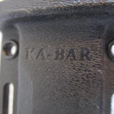 Ka-Bar 1281 D2 fighting/utility knife serated, made in the USA knife with sheath