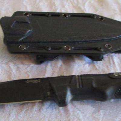 Walther 440 tacticle knife with sheath