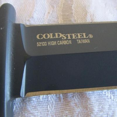 Steel model 52100 high-carbon drop forged boot knife (double-edged) with sheath