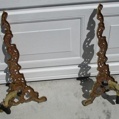 Decorative Andiron set