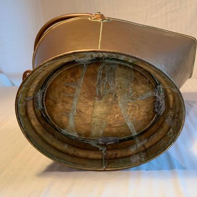 Brass Coal Bucket & Fireplace Tools (2R-HS)