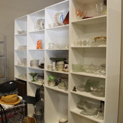 White book shelves (5 total)