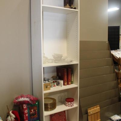 White book shelves (5 total)