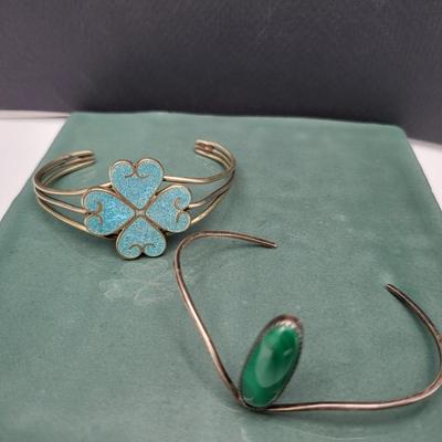 Two Vintage Cuff Bracelets
