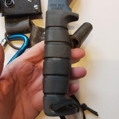 Ontario Spec Plus Survival Machete, Pac-Ax and More Survival Tools (L-KD)
