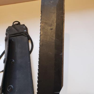 Ontario Spec Plus Survival Machete, Pac-Ax and More Survival Tools (L-KD)