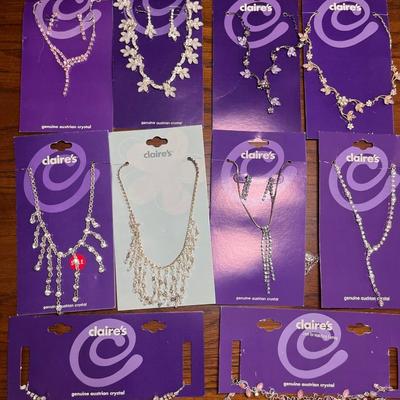 10 crystal necklaces