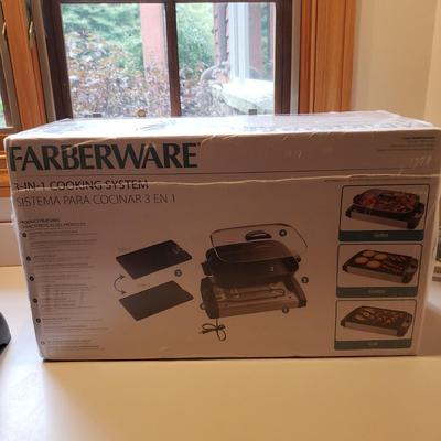 Faberware 3in1 Cooking System and DeLonghi Indoor Grill (L-KD)