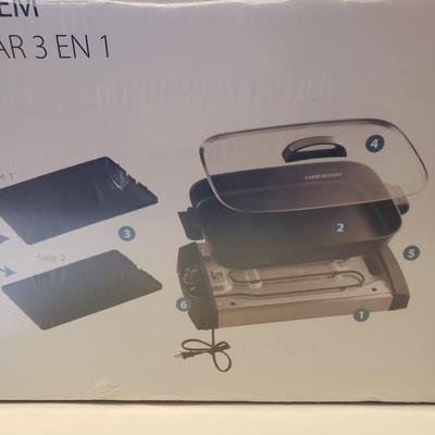 Faberware 3in1 Cooking System and DeLonghi Indoor Grill (L-KD)
