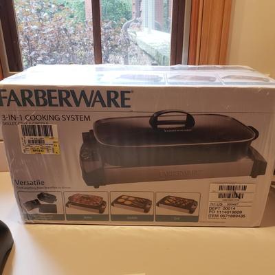 Faberware 3in1 Cooking System and DeLonghi Indoor Grill (L-KD)
