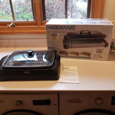 Faberware 3in1 Cooking System and DeLonghi Indoor Grill (L-KD)