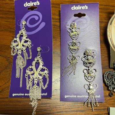 Pierced earrings & one necklace