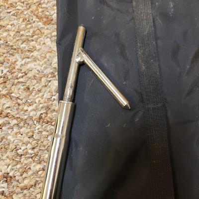 Two Snow Peak Collapsible Fireplaces, Fire Poker and More (C-KD)