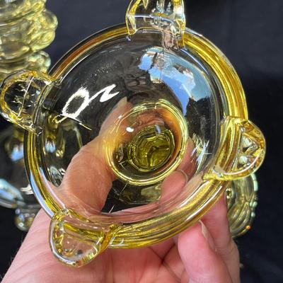 Lot 12 Fostoria Candle Sticks