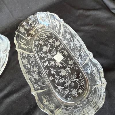 Lot 16 Fostoria Trays