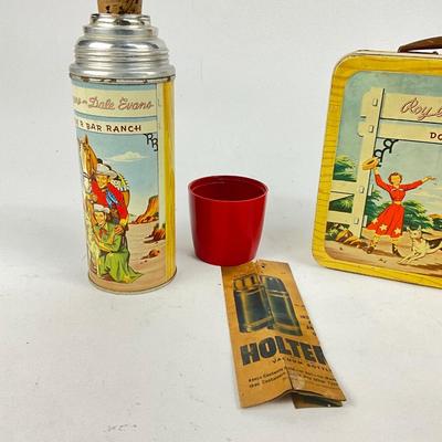 574 Roy Rodgers Lunch Box with Thermos