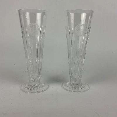 575 Pair of Waterford Beer Pilsner Glasses