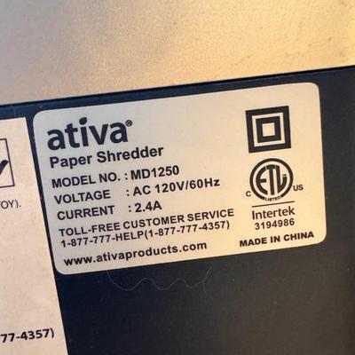 Ativa Paper Shredder and Other Office Supplies (O-DZ)