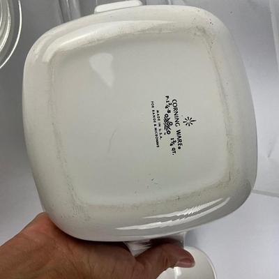 584 9 Piece Blue Cornflower Corningware Lot