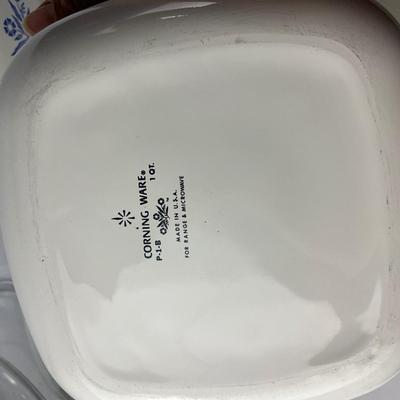 584 9 Piece Blue Cornflower Corningware Lot