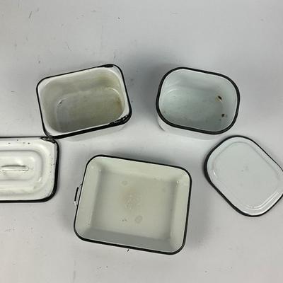 585 3 Piece Enamelware
