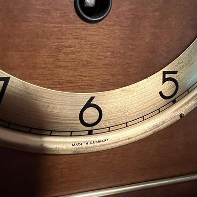 German Made Linden "Westminster" Chime Mantel Clock w Key