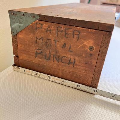 Antique Primitive Tool Box WITH Contents
