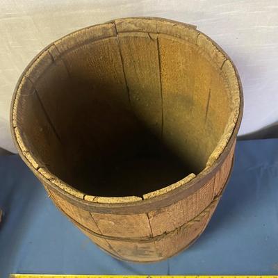 Vintage Wooden Barrel