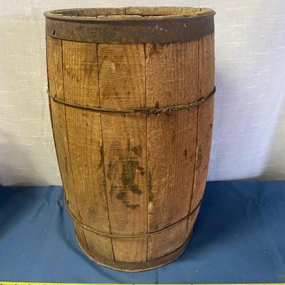 Vintage Wooden Barrel