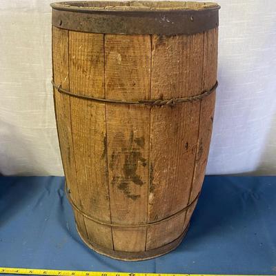 Vintage Wooden Barrel