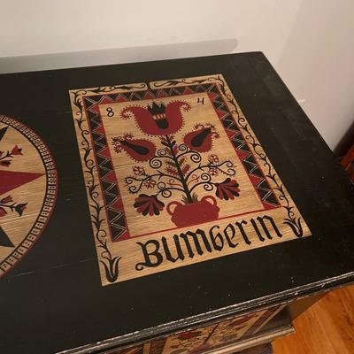 Pennsylvania Dutch Amish Blanket Chest
