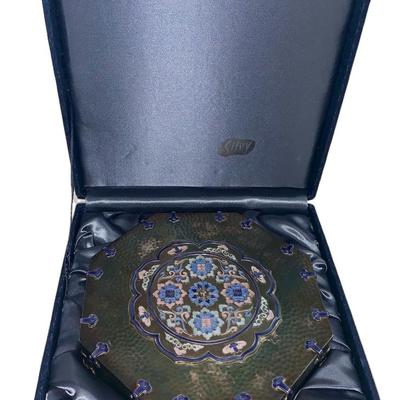 Russian Enameled .99 Silver Sweet Bread Box