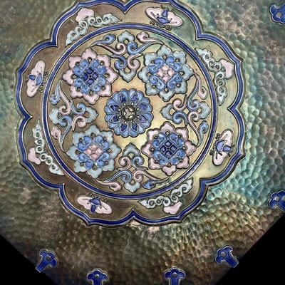 Russian Enameled .99 Silver Sweet Bread Box