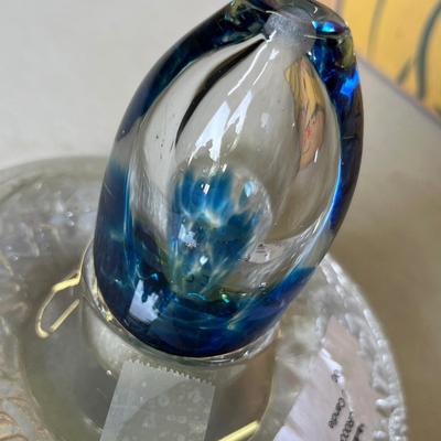 Lot 21 Orrefors UFO votive & art glass votive