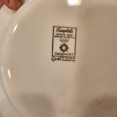 Lot of Collectible Plates Bradford House, 1984 Campbells Winter Olympics Corelle, Vernon Kilns Long Beach Ca., Lincoln's Gettysburg