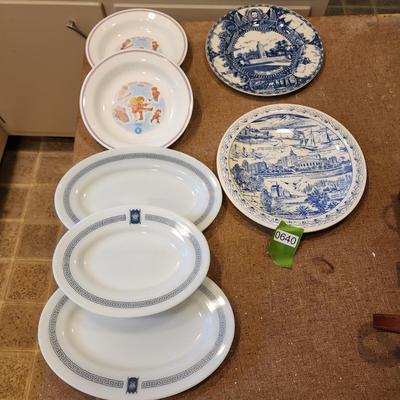 Lot of Collectible Plates Bradford House, 1984 Campbells Winter Olympics Corelle, Vernon Kilns Long Beach Ca., Lincoln's Gettysburg