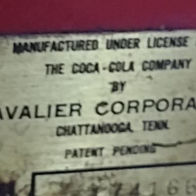 Vintage MCM Two Door Floor Model Coca-Cola Cooler (Cavalier Corporation)