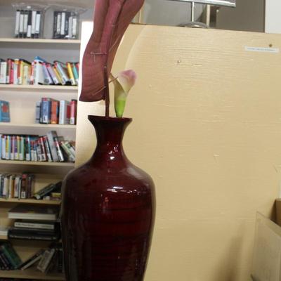 Lg. Cranberry Vase