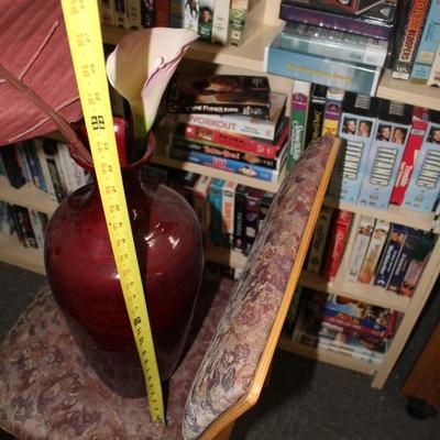Lg. Cranberry Vase