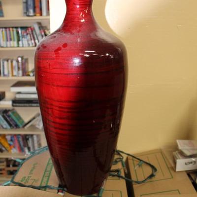 Lg. Cranberry Vase