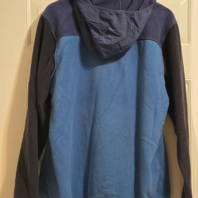 Men's Mountain Hard Wear Blue & Dark Gray Fleece Pull Over