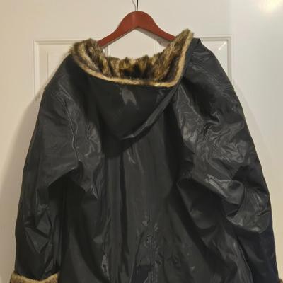 Ladies Hooded Faux Fur Lined Outbrook Woman Coat