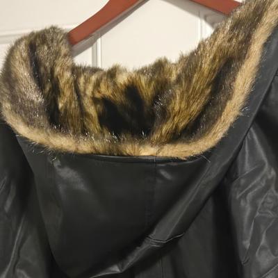 Ladies Hooded Faux Fur Lined Outbrook Woman Coat