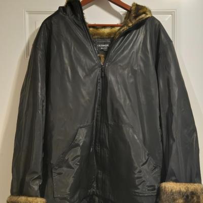 Ladies Hooded Faux Fur Lined Outbrook Woman Coat