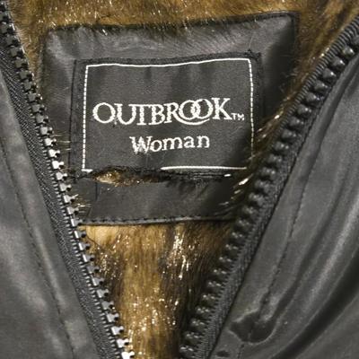 Ladies Hooded Faux Fur Lined Outbrook Woman Coat