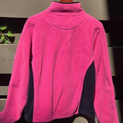 Port Authority Pink and Black Fleece Pull Over