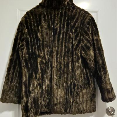 White Stag Faux Fur Coat