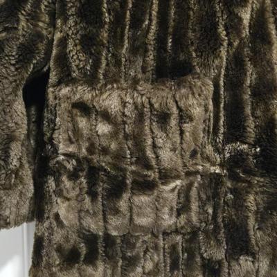 White Stag Faux Fur Coat