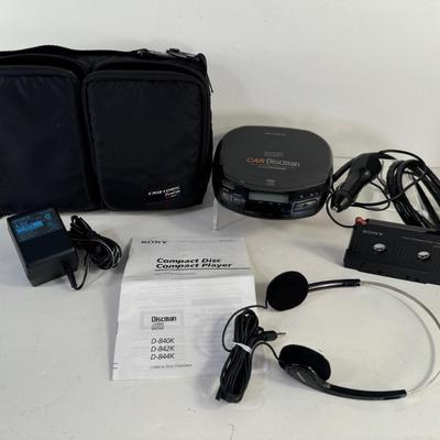 Lot 19. Vintage Sony CarDiscman Set