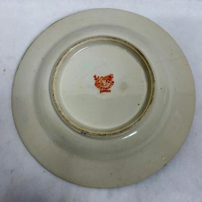 Moriyama Morimachi Antique Porcelain Floral Gold Trim 6" LEMON DISH / BON BON